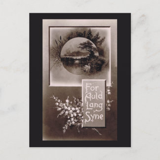 Cartão Postal Para Auld Lang Syne