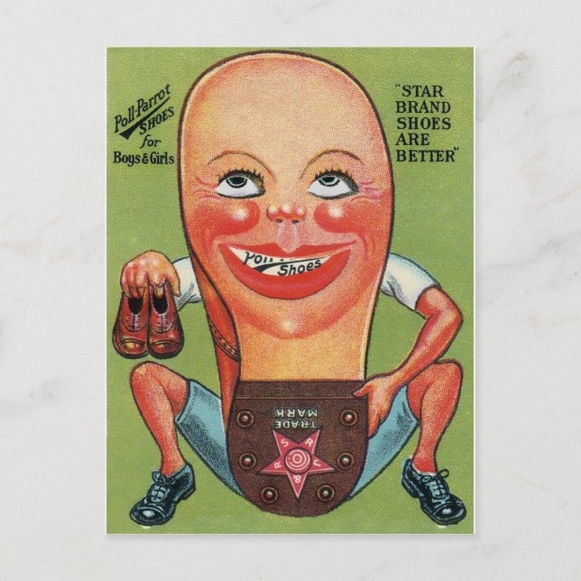 Cartão postal para Calçados Vintage (Frente)