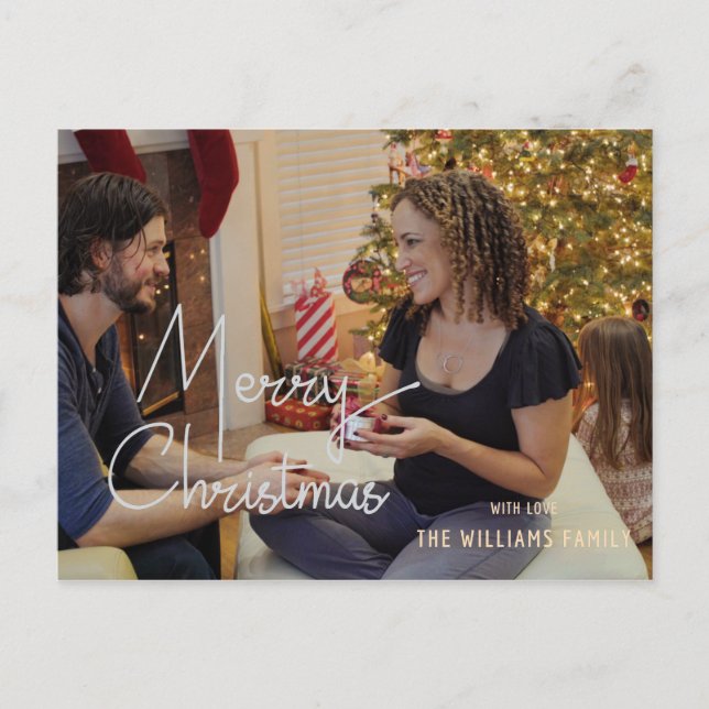 Cartão postal para Cartões de natal Feliz de Natal (Frente)