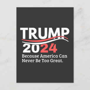 Cartão Postal pára-choque trump 2024