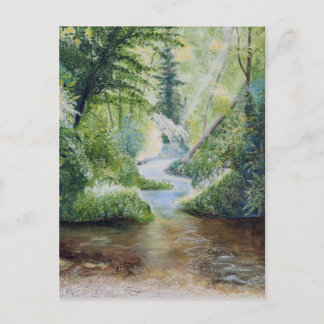 Cartão Postal Para Cima Da Pintura Do Creek Oil