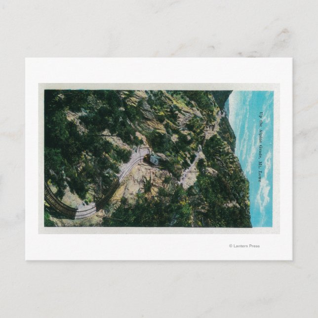 Cartão Postal Para cima, Monte LoweMt. Lowe, CA (Frente)