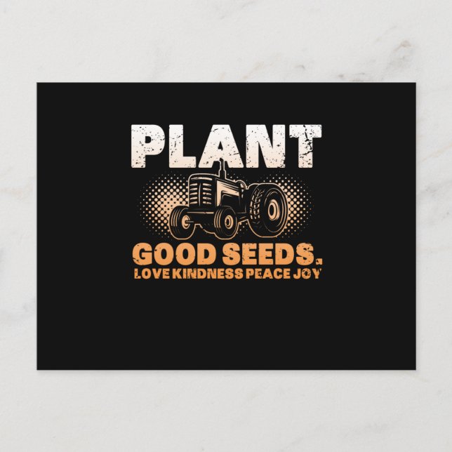 Cartão Postal para ela meu trator é sexy, presente de fazendeiro (Frente)