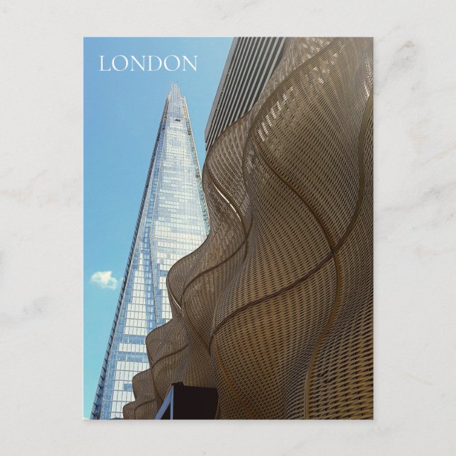 Cartão postal para exibição do London Shard (Frente)