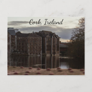 Cartão postal para fotografia do Cork Ireland Riv