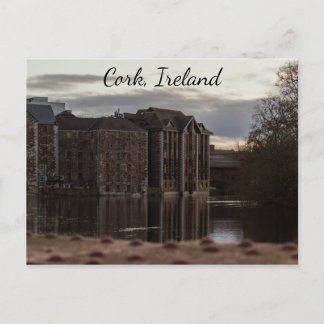 Cartão postal para fotografia do Cork Ireland Rive