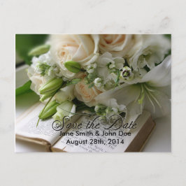 Cartão postal para guardar a data