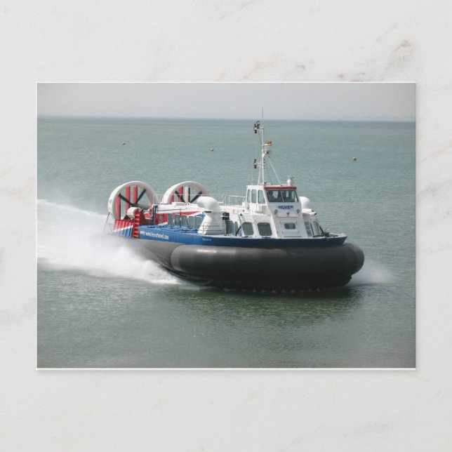 Cartão postal para hovercraft (7343) (Frente)