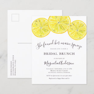Cartão-postal para Lemons Bridal de Orçamento