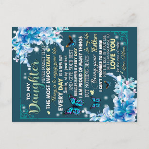 Cartão Postal Para Minha Mãe Presente, Filha E Mãe, Amantes De