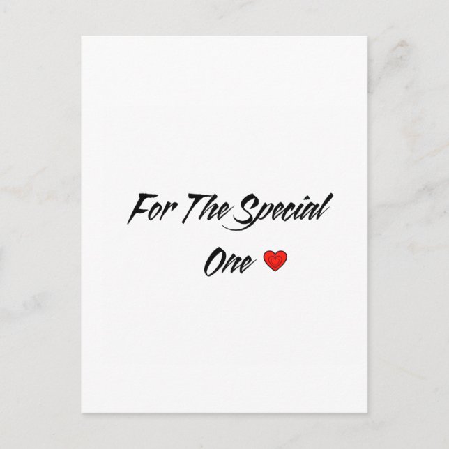 Cartão Postal Para O Especial (Frente)