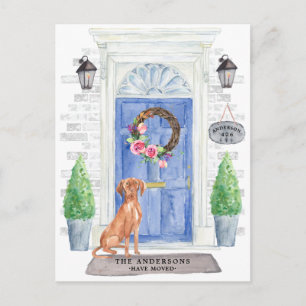 Cartão postal para o lançamento em movimento da 