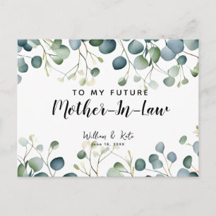 Cartão Postal Para o meu futuro sogro verde eucalipto