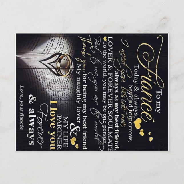 Cartão Postal Para o meu marido | Citações De Amor Para O Marido (Frente)