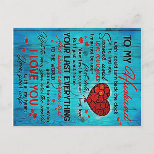 Cartão Postal Para o Meu Marido Design Citações de Amor para o
