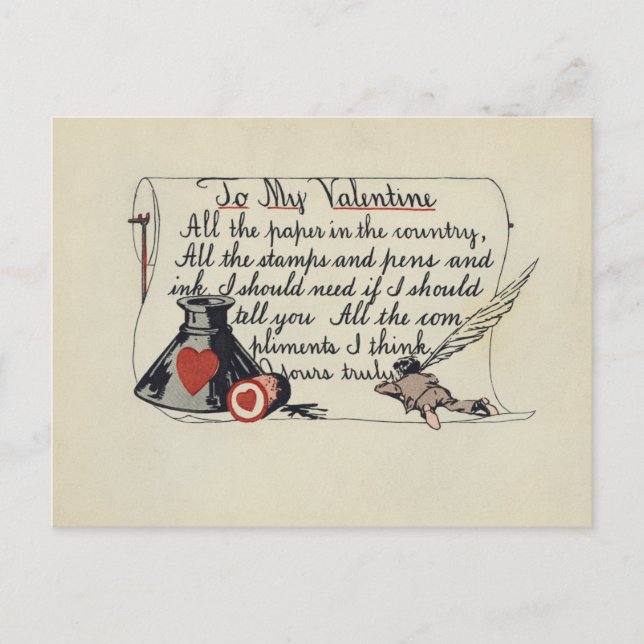 Cartão Postal Para o meu Namorados (Frente)