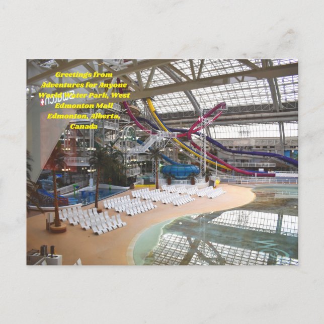 Cartão postal para o Parque da Água de Qualquer Um (Frente)