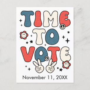 Cartão postal para o período de votação