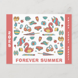 Cartão Postal Para o Verão de 2025 - Aproveite todos os domingos
