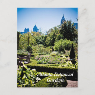Cartão postal para os Jardins Botânicos de Atlanta