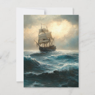Cartão postal para pintura no mar Aivazovskiy