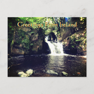 Cartão Postal Para Saudações Da Irlanda