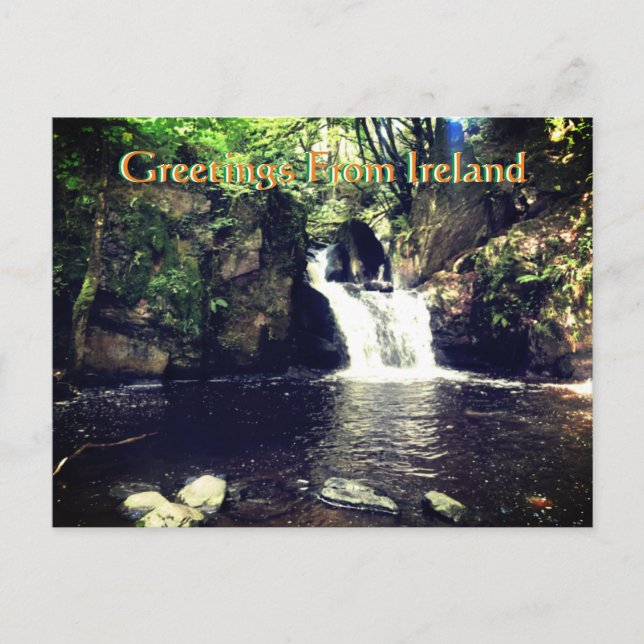Cartão Postal Para Saudações Da Irlanda (Frente)