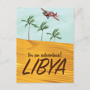 Cartão Postal Para uma Aventura! Poster de viagens Líbia