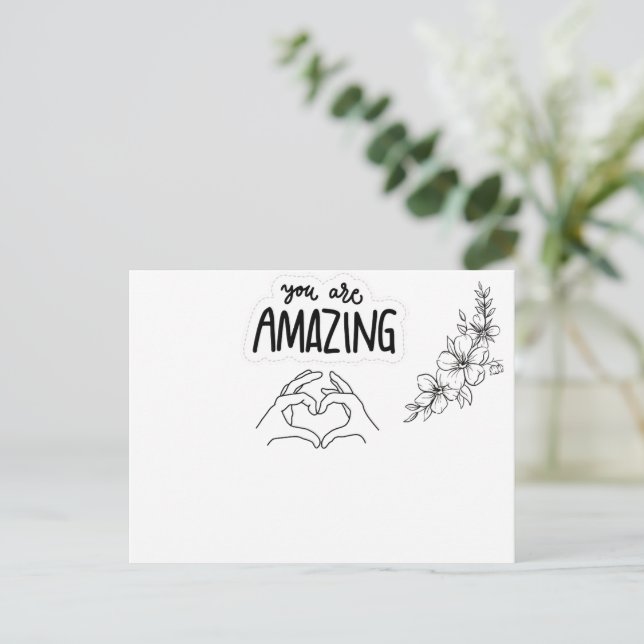 Cartão Postal Para uma Criança (Em pé/Frente)