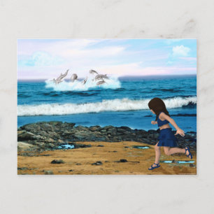 Cartão Postal Para ver os golfinhos