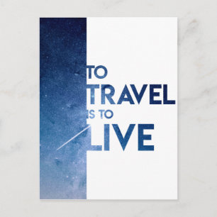 Cartão Postal Para Viagem É Viver