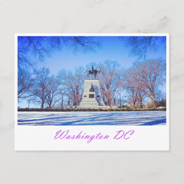 Cartão Postal Para Washington DC (Frente)