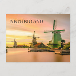 Cartão postal para Windmills Países Baixos