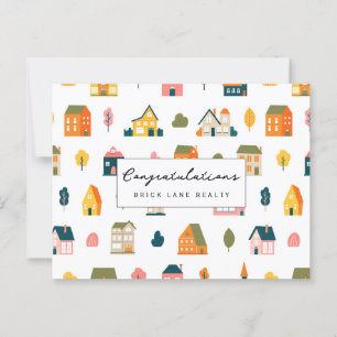 Cartão Postal Parabéns ao Novo Proprietário de Imóvel Imobiliári