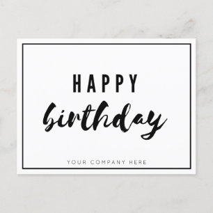 Cartão Postal Parabéns aos profissionais de negócios