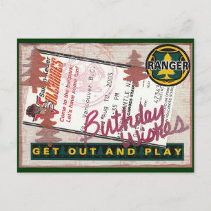 Cartão Postal Parabéns Collage