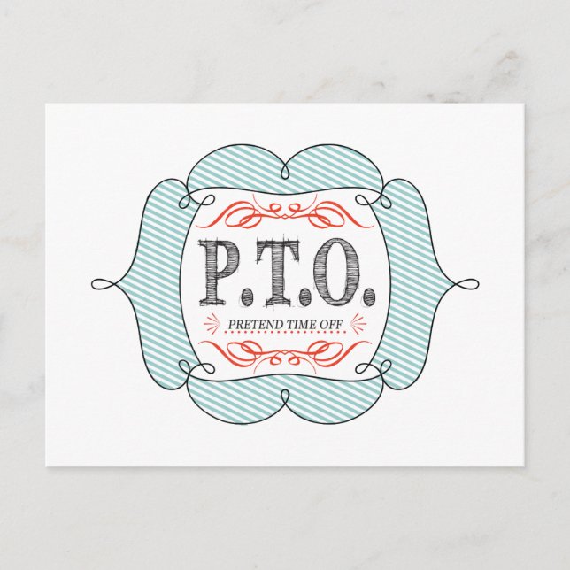 Cartão Postal Parabéns Engraçados Promovidos para Fingir o Tempo (Frente)