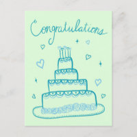 Parabéns Esboço de Desenho de Noivado de Casamento