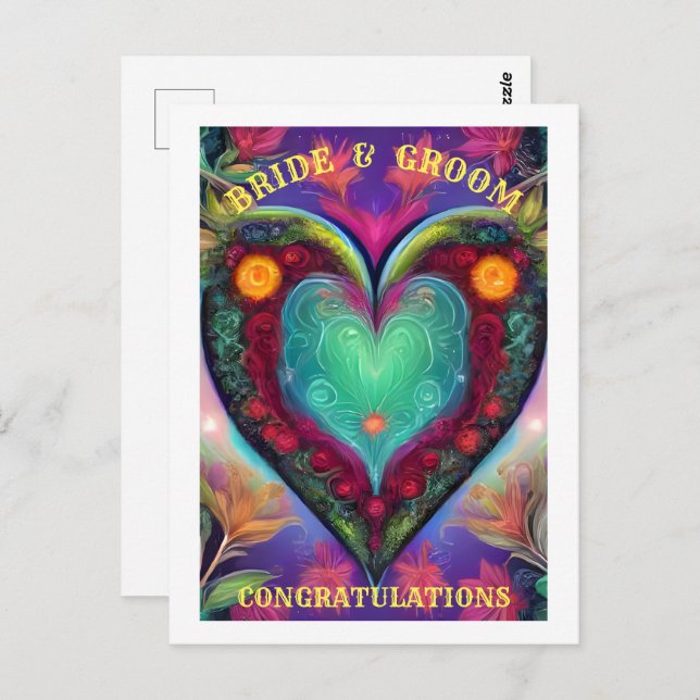 CARTÃO POSTAL PARABÉNS GRADE E CRESCIMENTO (Frente/Verso)