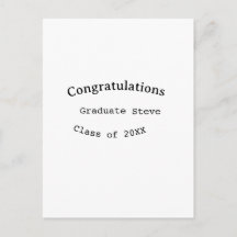 Parabéns graduado nome turma de 20XX tipo w