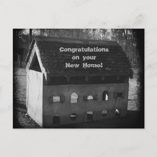 Cartão Postal Parabéns novo lar (Frente)