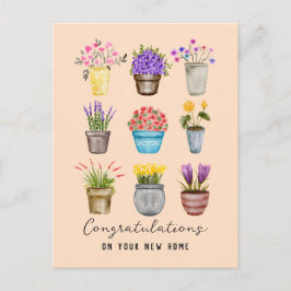 Cartão Postal Parabéns pela Casa Nova Corretor Moderno Orçamento