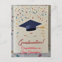 Parabéns pela formatura!