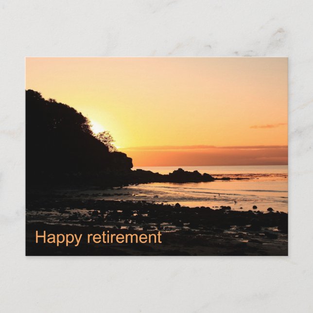 Cartão Postal Parabéns pela reforma na Escócia (Frente)