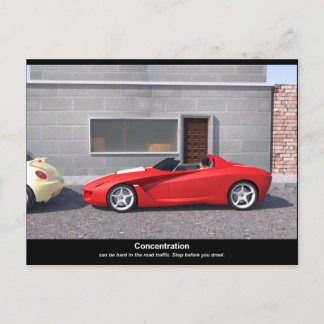 Cartão Postal Parabéns pela sua carta de condução (inglês)