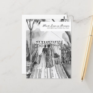 Cartão Postal Parabéns pelo seu Casamento