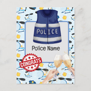 Cartão Postal Parabéns Polícia 