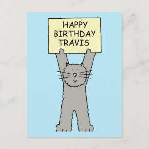 Cartão Postal Parabéns Travis