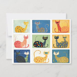 Cartão Postal Parada de Gato Whimsso