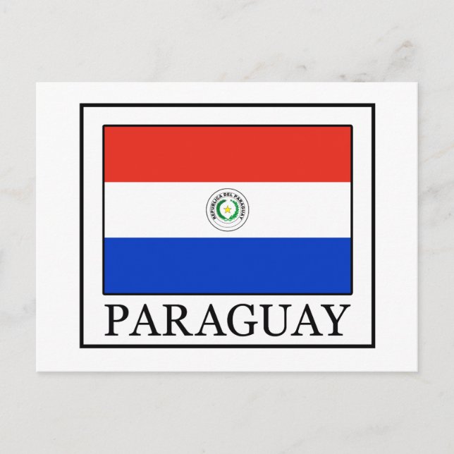 Cartão Postal Paraguai (Frente)